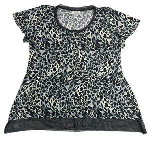 Dressbarn Animal Print Top (XL)